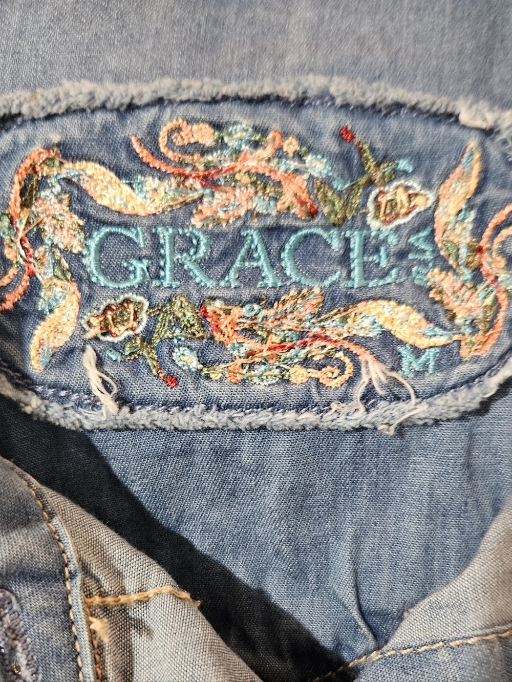 GRACE Denim Dress - Picture 3 of 5